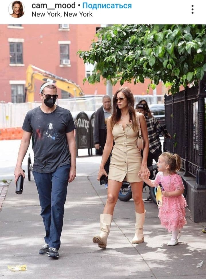 Семейная идиллия: Ирина Шейк и Брэдли Купер воссоединились на прогулке с дочкой